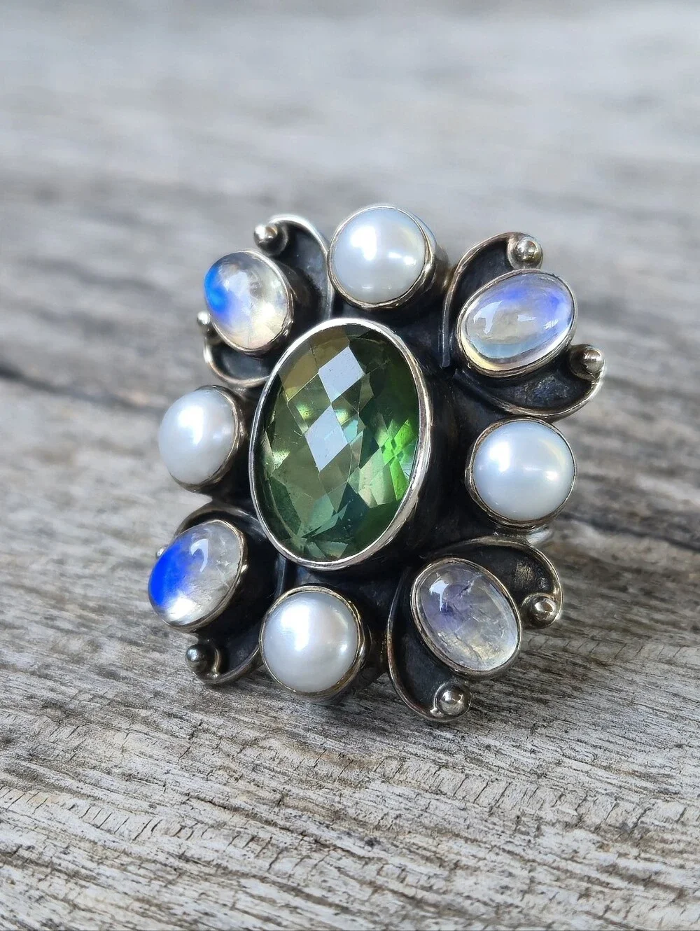 RAJ COLLECTION LIMITED EDITION Designer NICKY BUTLER Ring 925 Sterling Silver NB